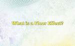 Floor Effect