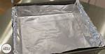 Foil Lined Baking Sheet