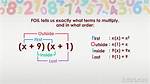 Foil Math Method