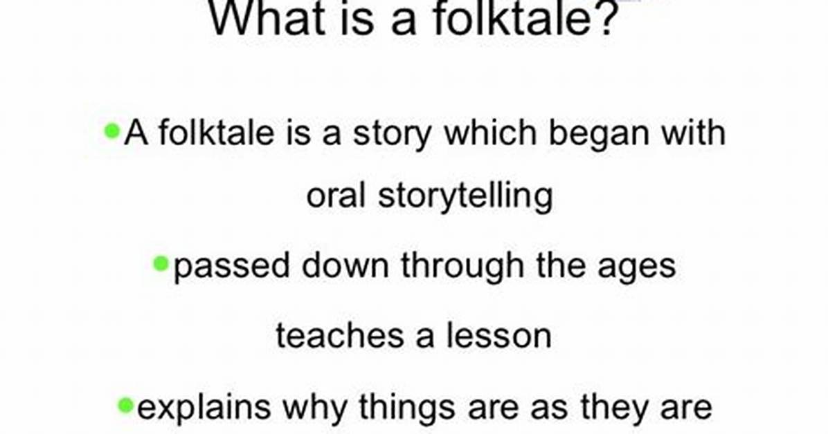 Folktale Definition