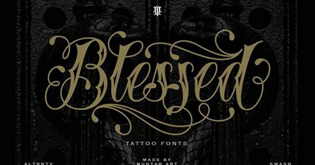 Font Types — Blessed Celebration
