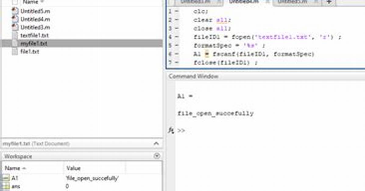 Fopen Matlab Code in Python