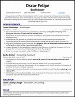 For a Bookkeeper Position?
