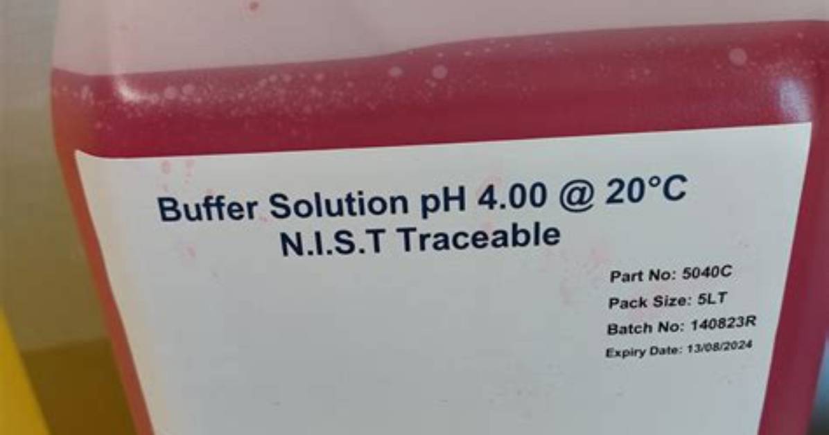 For a Buffered Solution?