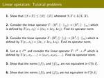 For a Linear Operator?