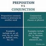 For Conjunction or Preposition?