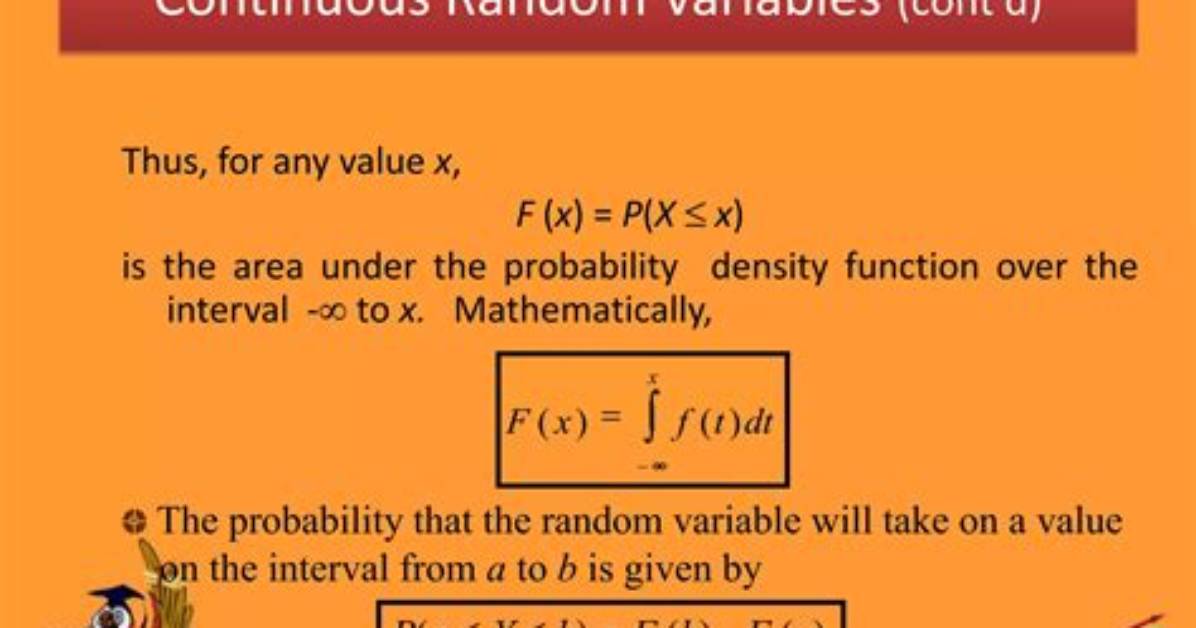 For Continuous Random Variable?