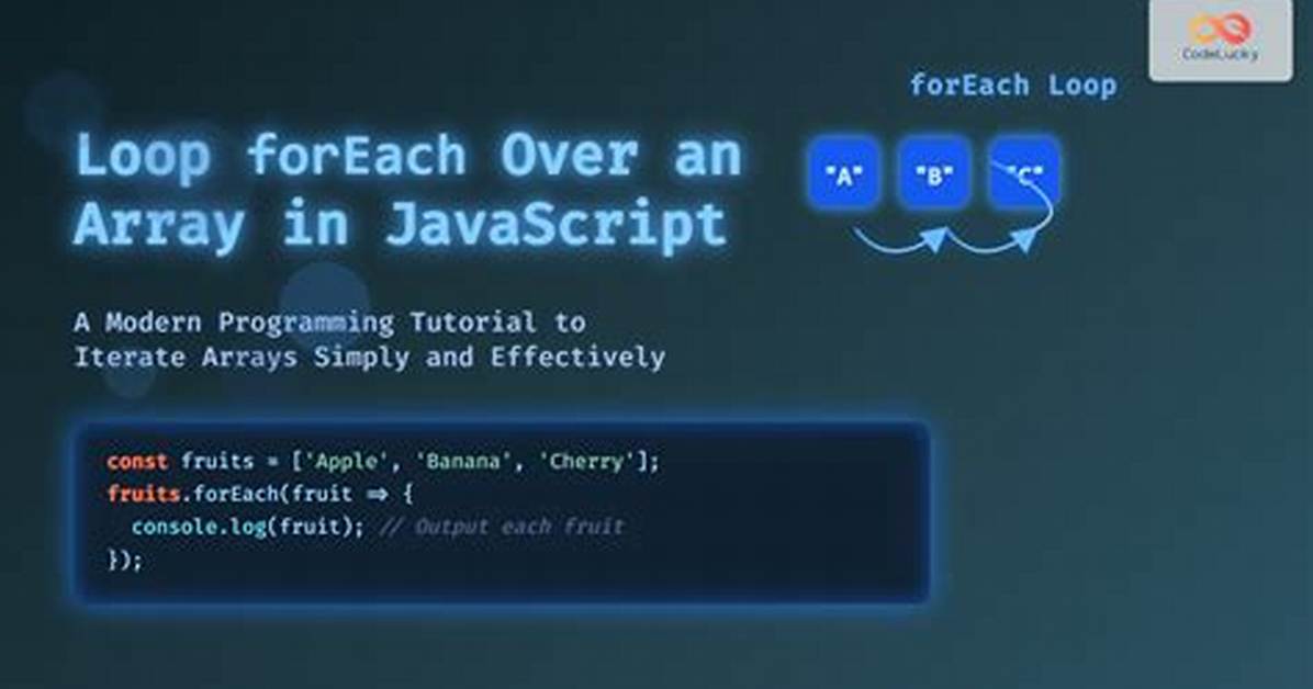 For-Each over an Array in Javascript