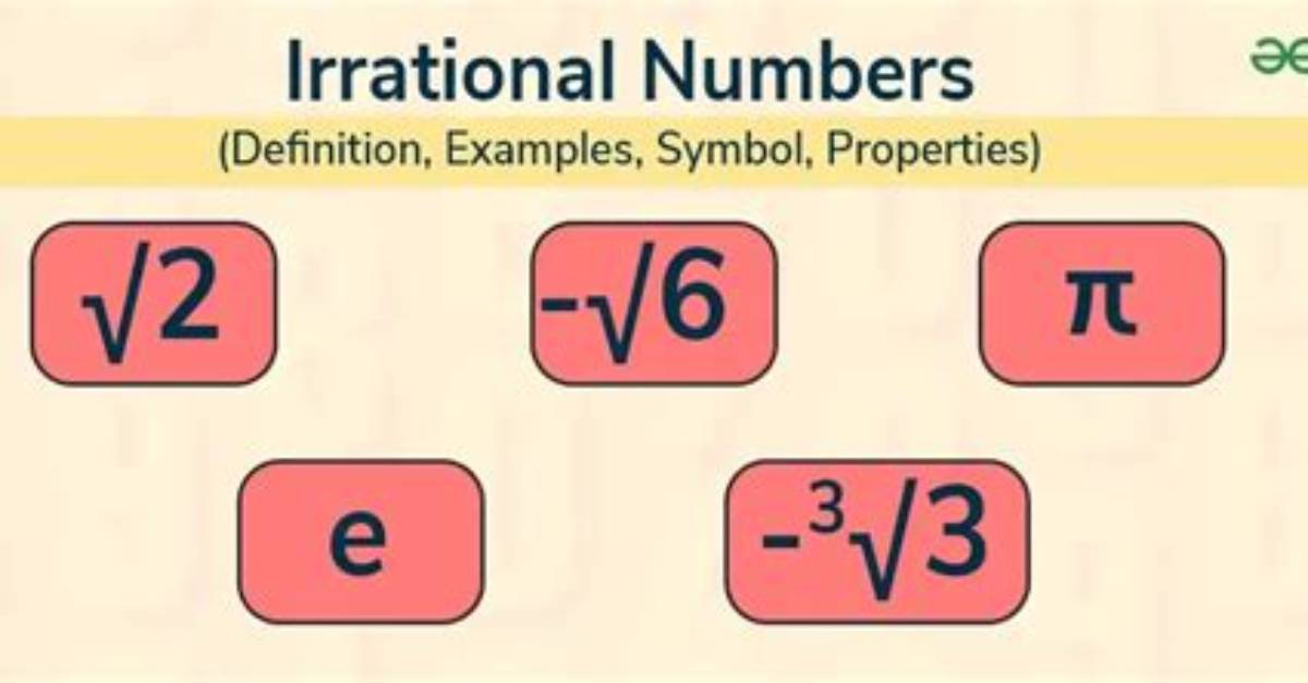 For Example Irrational Number?