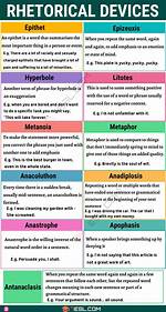 For Example Rhetorical Device?