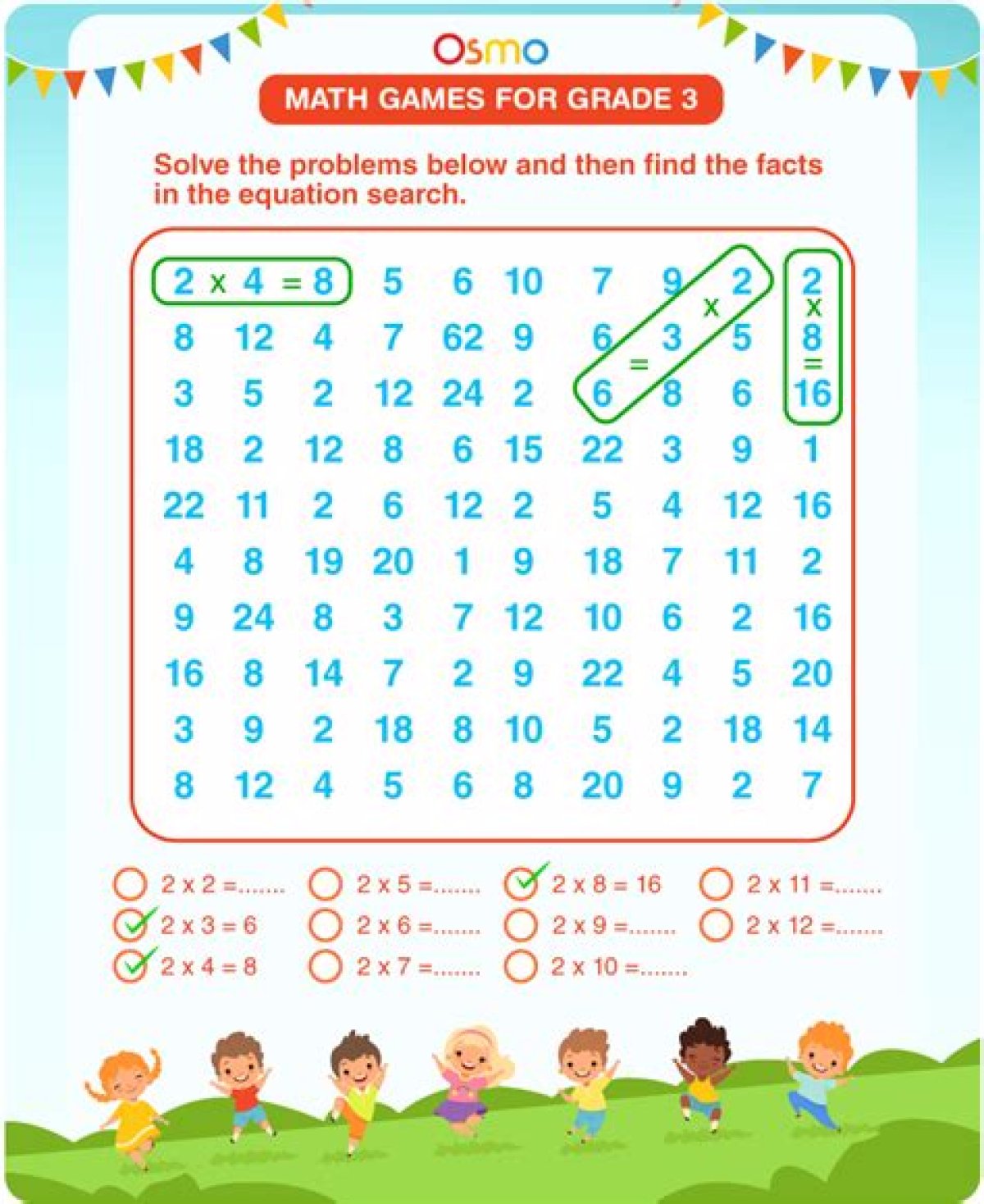 For Grade 3 Math Games?
