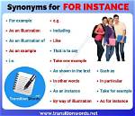 For Instance Synonym Essay?
