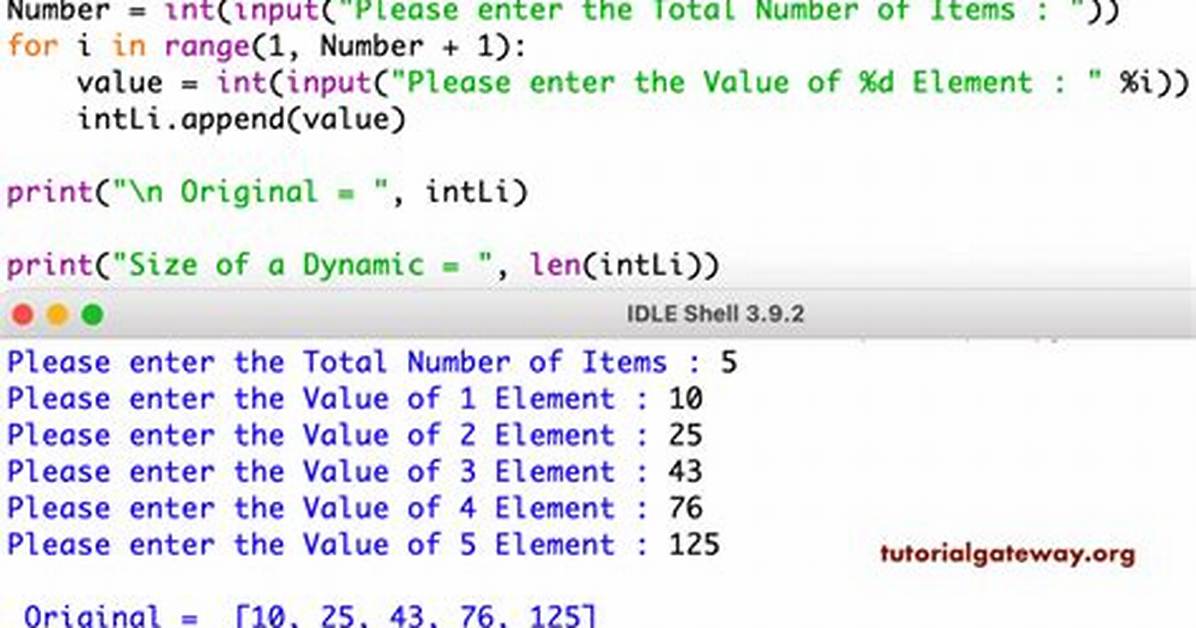 For List Length Python?