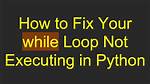 For Loop Not Executing