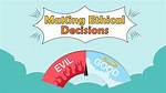 For Making Ethical Decisions?