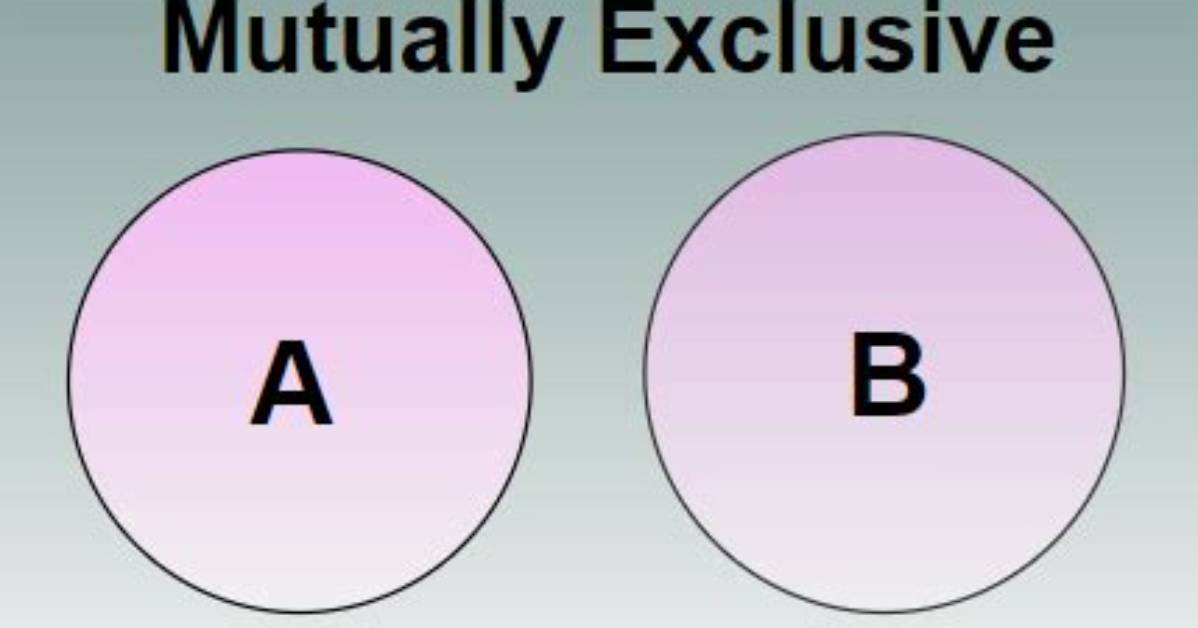 For Mutually Exclusive Events?