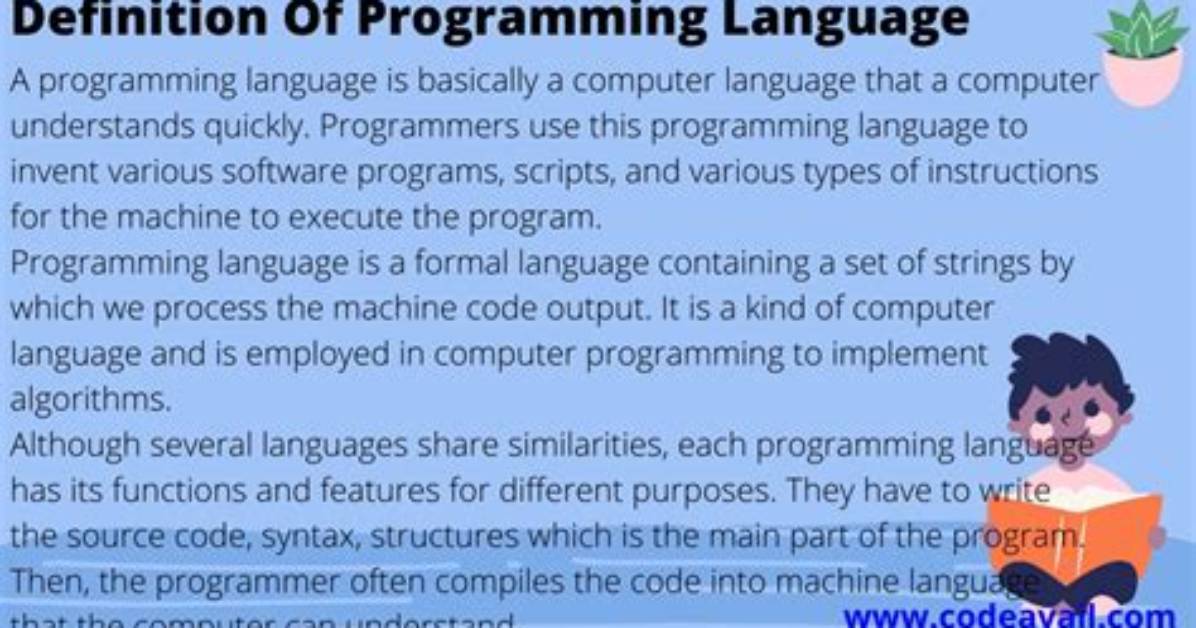 For Programming Language Definition?