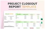 For Project Close out?