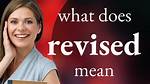 For Revised Edition Meaning?
