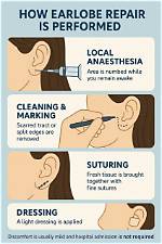 For Split Earlobe Repair?