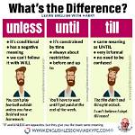For Unless and Until?
