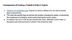For Violating a Protective Order?