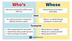 For Which vs Whose?
