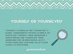 For Yourself or Yourselves?