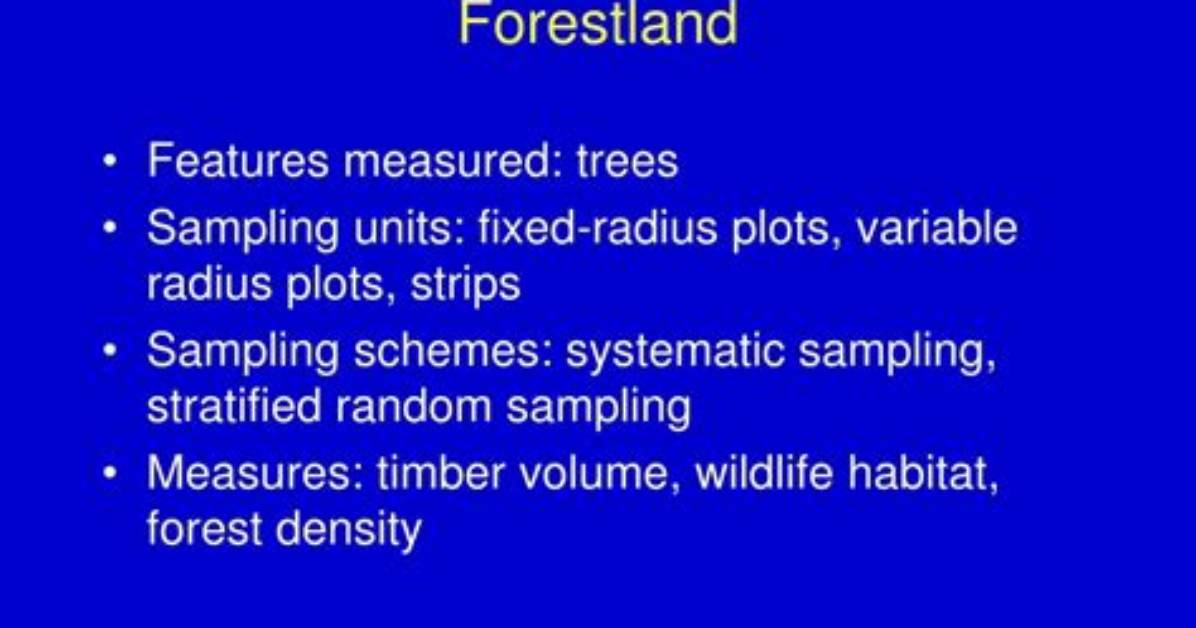 Forestland Measures