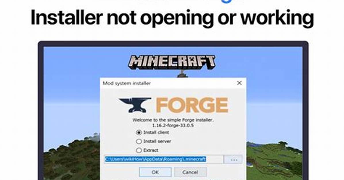Forge Installation Not Working