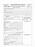 Form for Equalisation Levy?