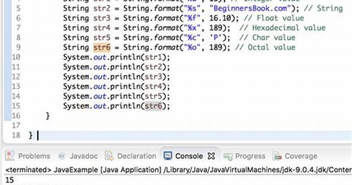 Format an Integer Using Java String Format
