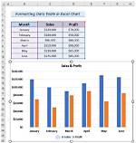 Format Data in a Chart Data Table