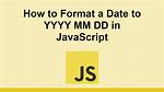 Format Javascript Date as Yyyy-Mm-Dd