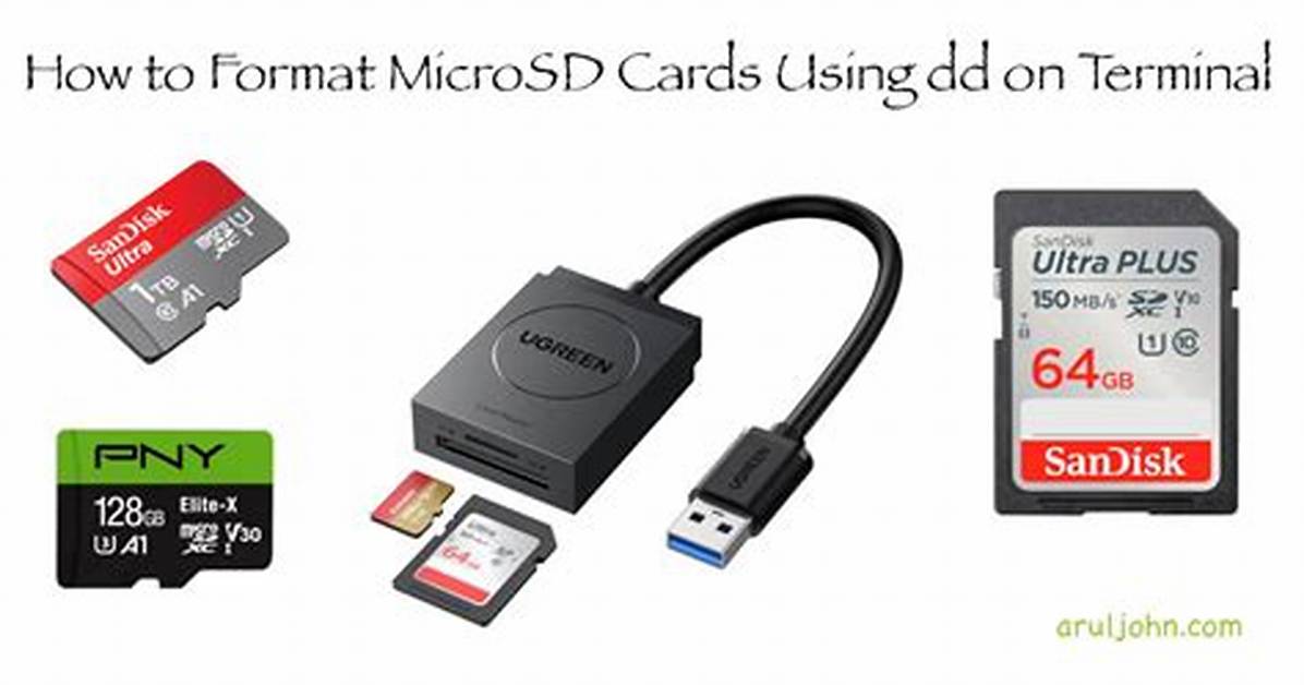 Format the Sd Card with Dd Command