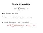 Formula for Circular Convolution?