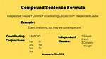 Formula for Compound Complex Sentence?