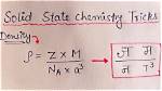 Formula for Density in Solid State?