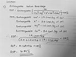 Formula for Exchangeable Sodium Percentage?