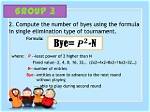 Formula for Giving Byes?