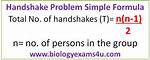 Formula for Handshake Problem?