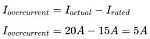 Formula for Overcurrent Protection?