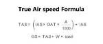 Formula for True Airspeed?