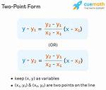 Formula for Two Point Form?