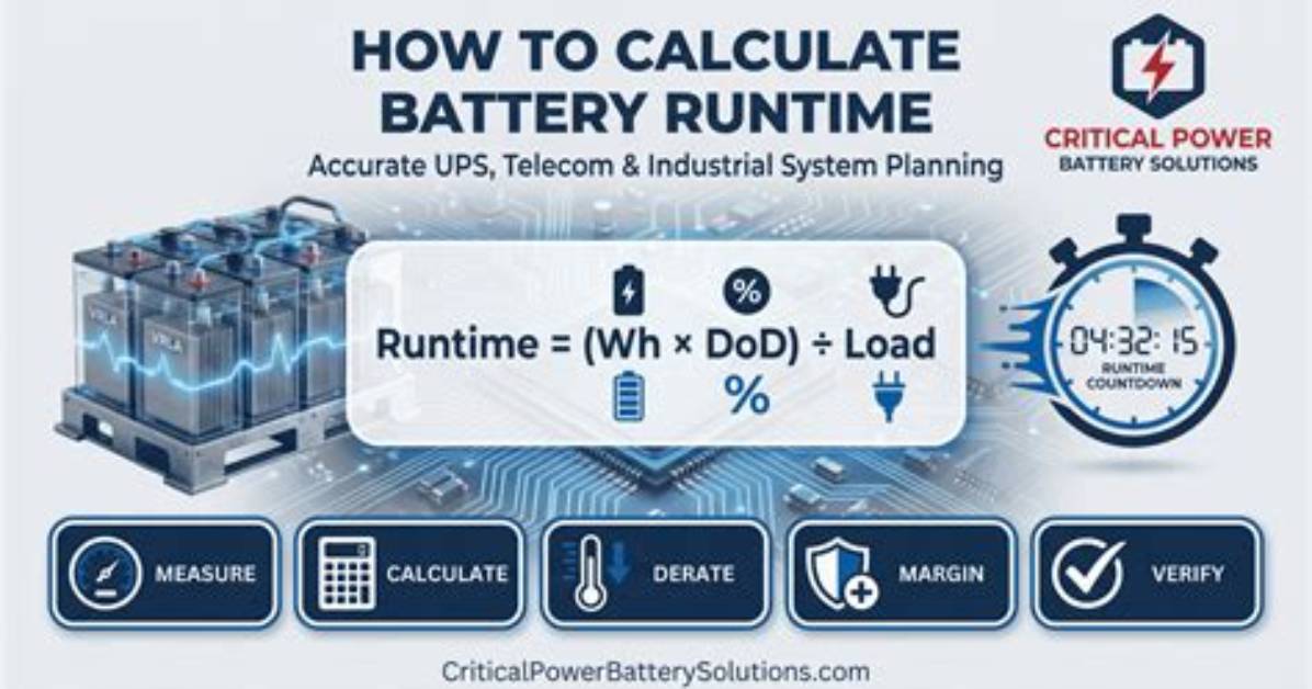 Formula for Ups Runtime?