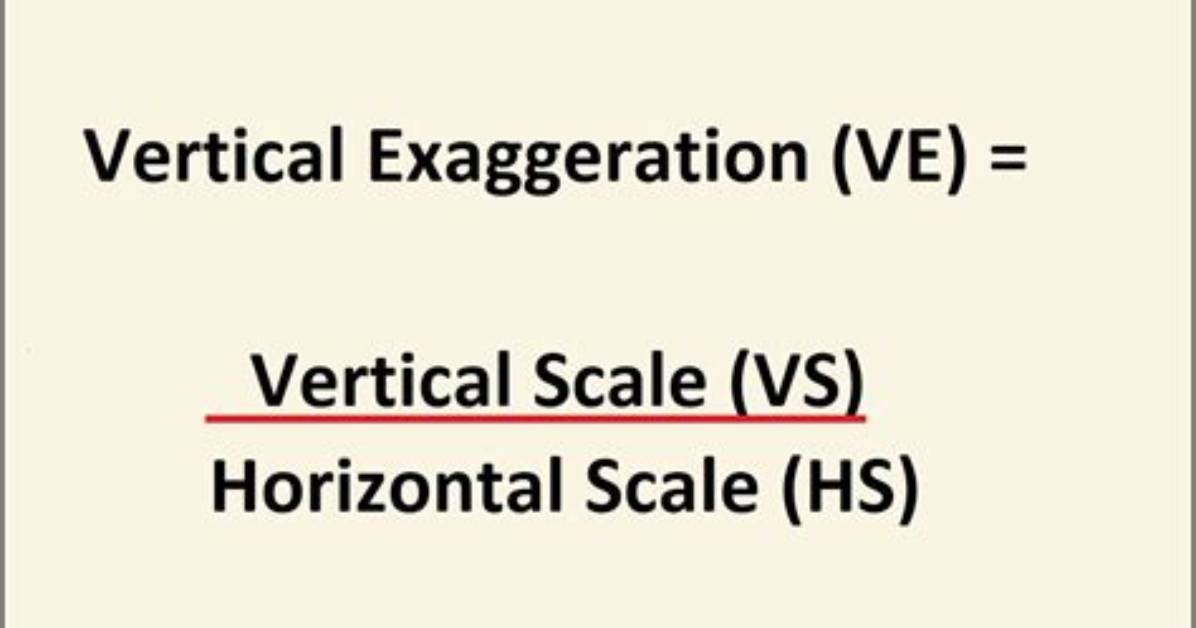 Formula for Vertical Exaggeration?