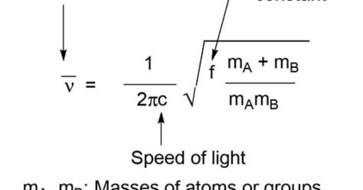 Formula for Vibrational Frequency?