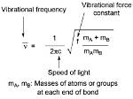 Formula for Vibrational Frequency?