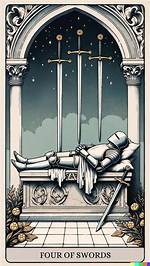 Four of Swords Tarot Card Meaning