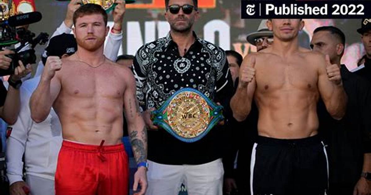Four Year's Later, Bitter Canelo-Ggg Rivalry Finally Renews for Long Awaited 3Rd Fight